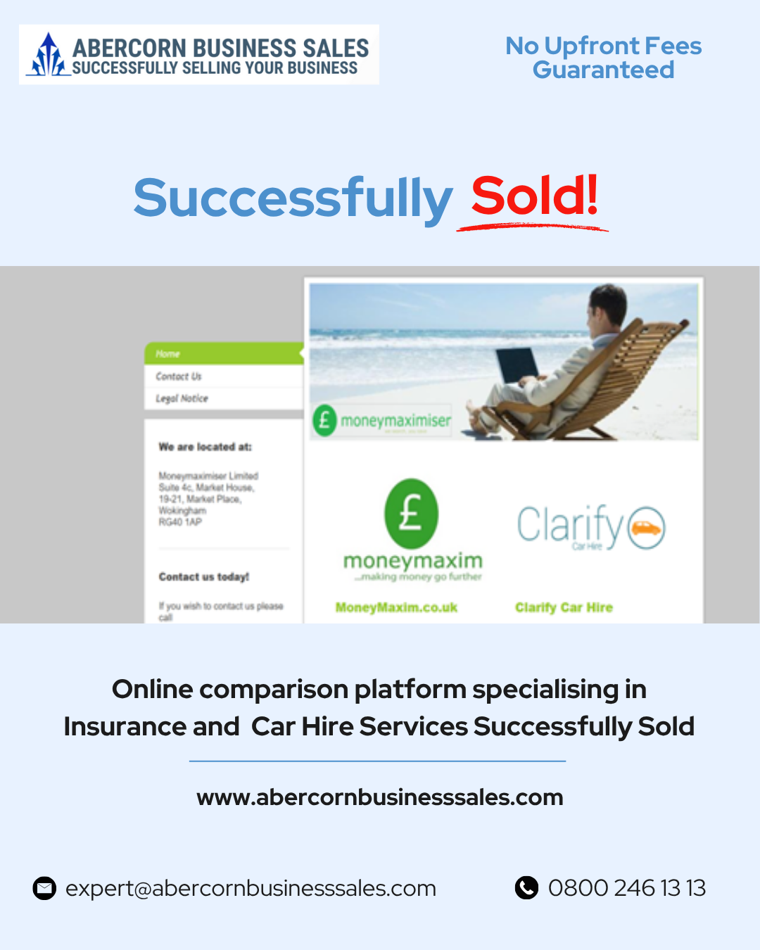 Recent Sale- Full-Price Sale of Two Leading Comparison Websites