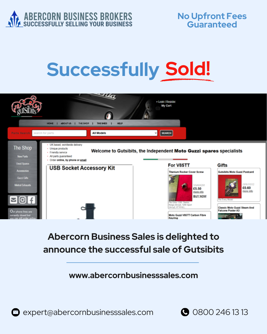 Retail Business Successfully Sold!